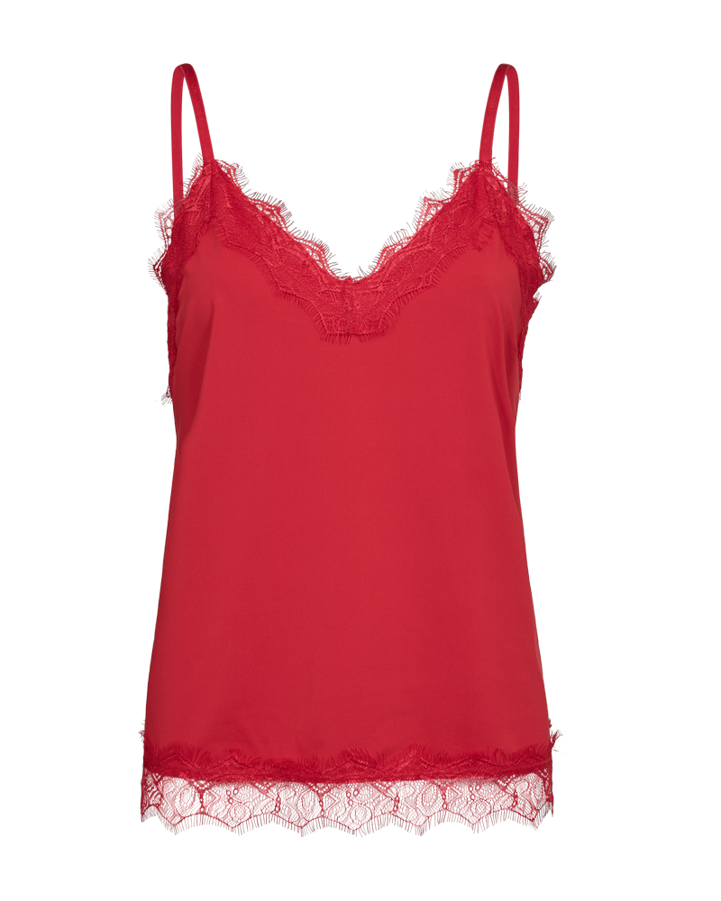 Bicco Lace Linne Dam True Red | Smilebutiken - Freequent