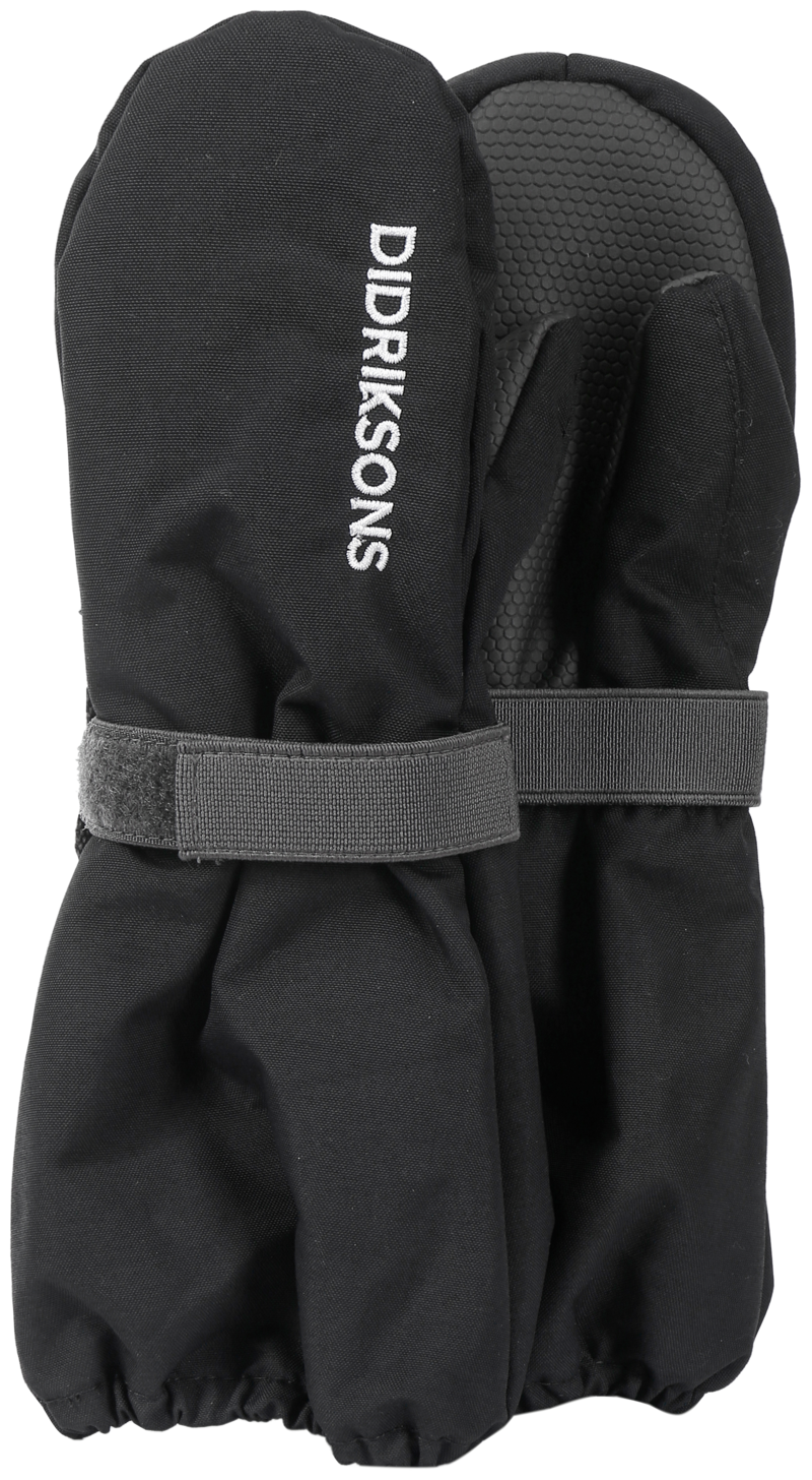 Biggles Kids Mittens Tumvante Barn Black Didriksons