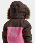 Bjärven 5 Vinteroverall Barn Rosa Shadow Brown | Smilebutiken - Didriksons