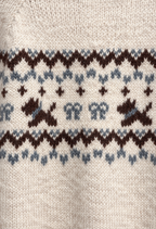 Bonnie Stickad Kofta Dam OffWhite Stone | Smilebutiken - Caramelle Fashion