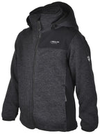 Bormio Knitted Fleece Jacket Kids & Junior Black Lindberg