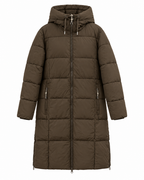 Breeze Vinterkappa Dam Brun Slate Black | Smilebutiken - Kopenhaken