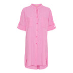 Bugatti Long Shirt Women Fuchsia Stripe Marta du Chateau | Smilebutiken - Marta du Chateau