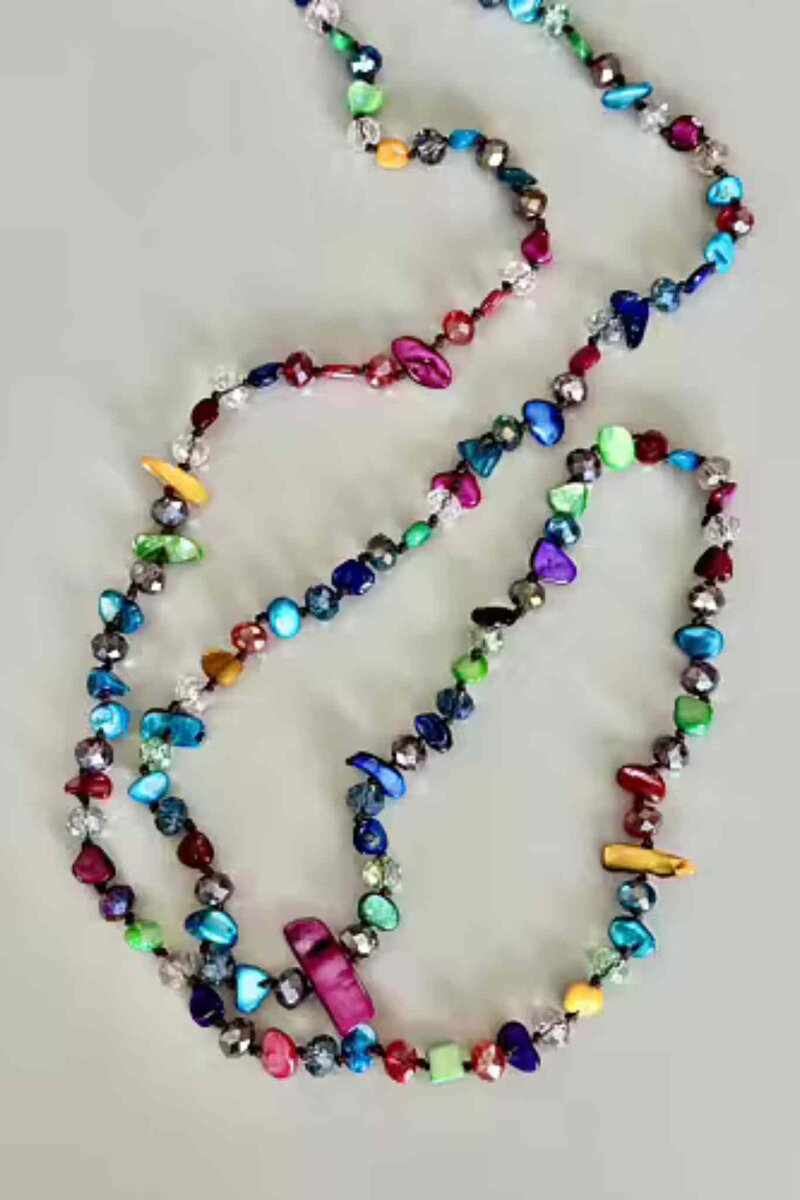 By Odahl Alva Necklace Multi Seashell - By Odahl
