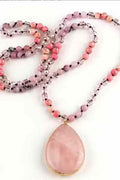 Molly Halsband Pink Champange Stone By Odahl