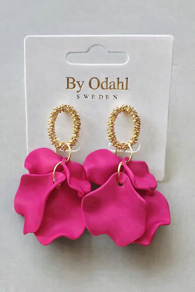 By Odahl Nellie Earrings Cerise - By Odahl