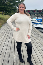 CC Fashion Tone Knitted Tunic 2 Women's Cream Caramelle Fashion