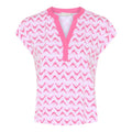 Cadence Mönstrad Topp Dam Pink Wave | Smilebutiken - Micha