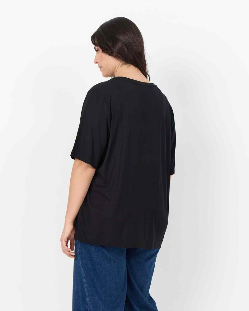Caimi 7 T-shirt Dam Black | Smilebutiken - Wasabiconcept