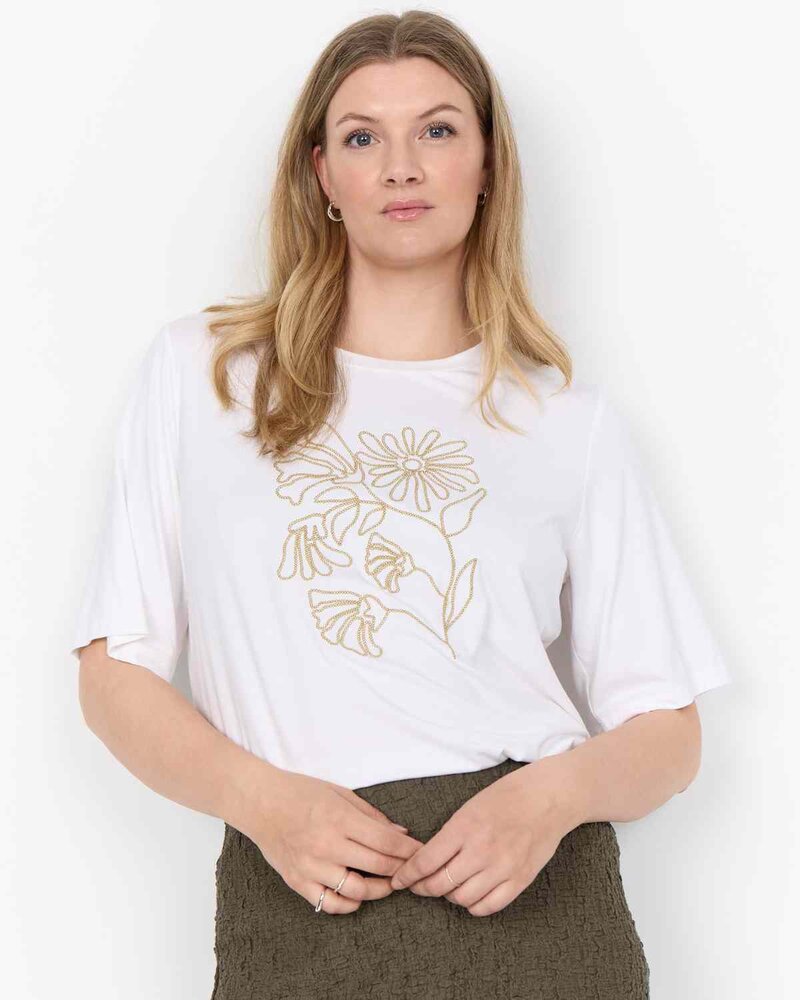 Caimi 7 T-shirt Ladies White | Smilebutiken - Wasabiconcept