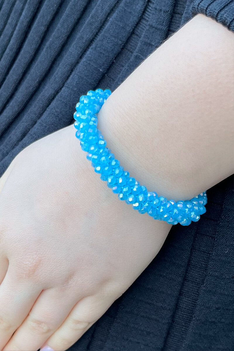 Bracelet 2 Women Light Blue CARAMELLE FASHION