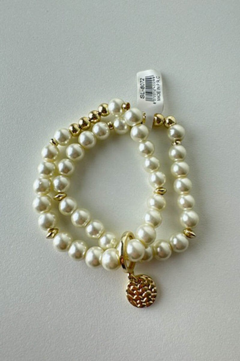 Denise Bracelet 3 Women White CARAMELLE FASHION