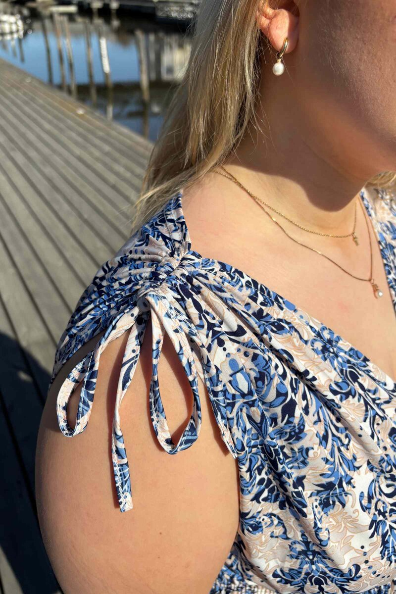 Caramelle Idelle Klänning Dam Blue CARAMELLE FASHION
