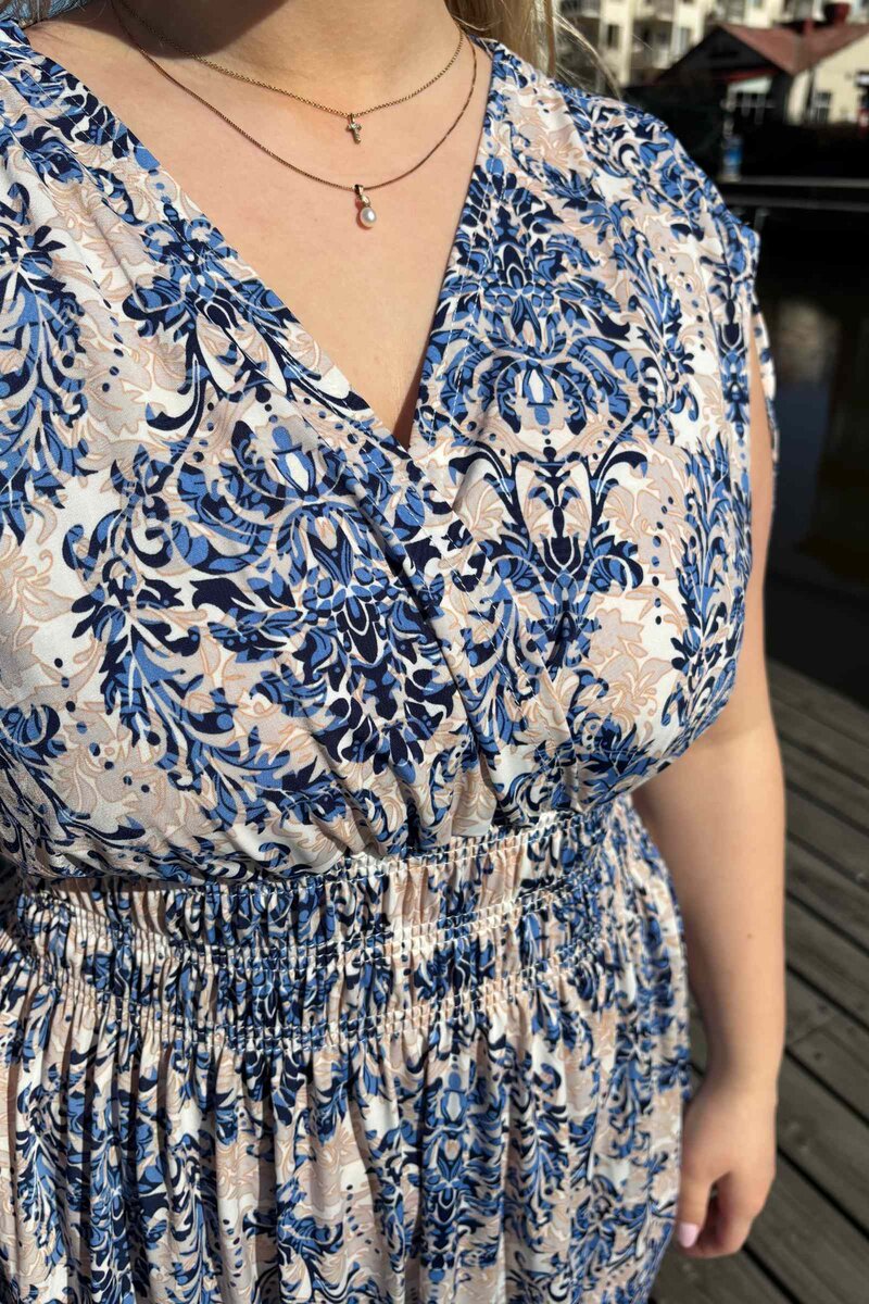 Caramelle Idelle Dress Women Blue - Caramelle Fashion