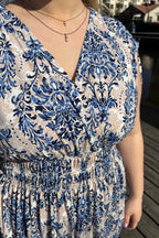 Caramelle Idelle Dress Women Blue - Caramelle Fashion