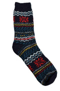 Ullsocka 1-pack Mönstrad Black Carlsteins