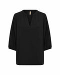 Cath 10 V-Neck Blouse Women Black Soyaconcept | Smilebutiken - Soyaconcept