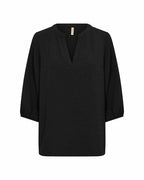 Cath 10 V-Neck Blouse Women Black Soyaconcept | Smilebutiken - Soyaconcept