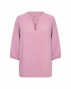 Cath 10 V-Neck Blouse Women Mauve Orchid Soyaconcept | Smilebutiken - Soyaconcept