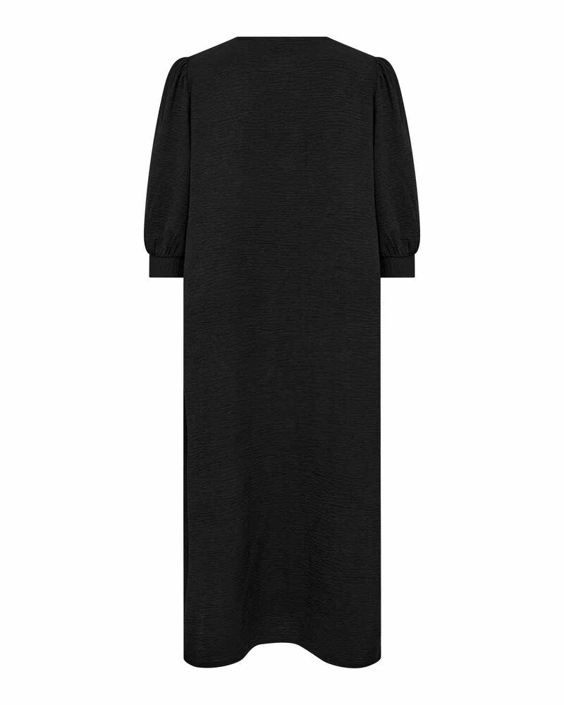 Cath 11 V-Ringad Klänning Dam Black | Smilebutiken - Soyaconcept