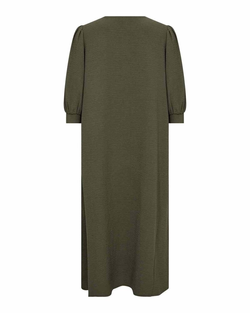 Cath 11 V-Ringad Klänning Dam Grape Leaf | Smilebutiken - Soyaconcept