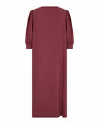 Cath 11 V-Neck Dress Women Oxblood Red Soyaconcept | Smilebutiken - Soyaconcept