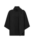 Cath 12 Blouse With Scarf Detail Women Black | Smilebutiken - Soyaconcept