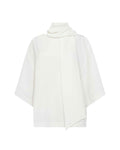 Cath 12 Blouse With Scarf Detail Women Offwhite | Smilebutiken - Soyaconcept