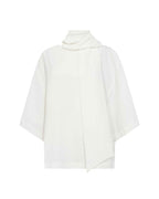 Cath 12 Blouse With Scarf Detail Women Offwhite | Smilebutiken - Soyaconcept