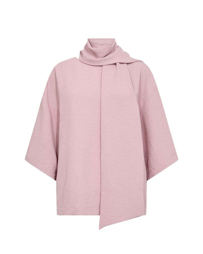 Cath 12 Blouse With Scarf Detail Ladies Zephyr | Smilebutiken - Soyaconcept