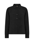 Cath 14 Shirt With Texture Women Black | Smilebutiken - Soyaconcept