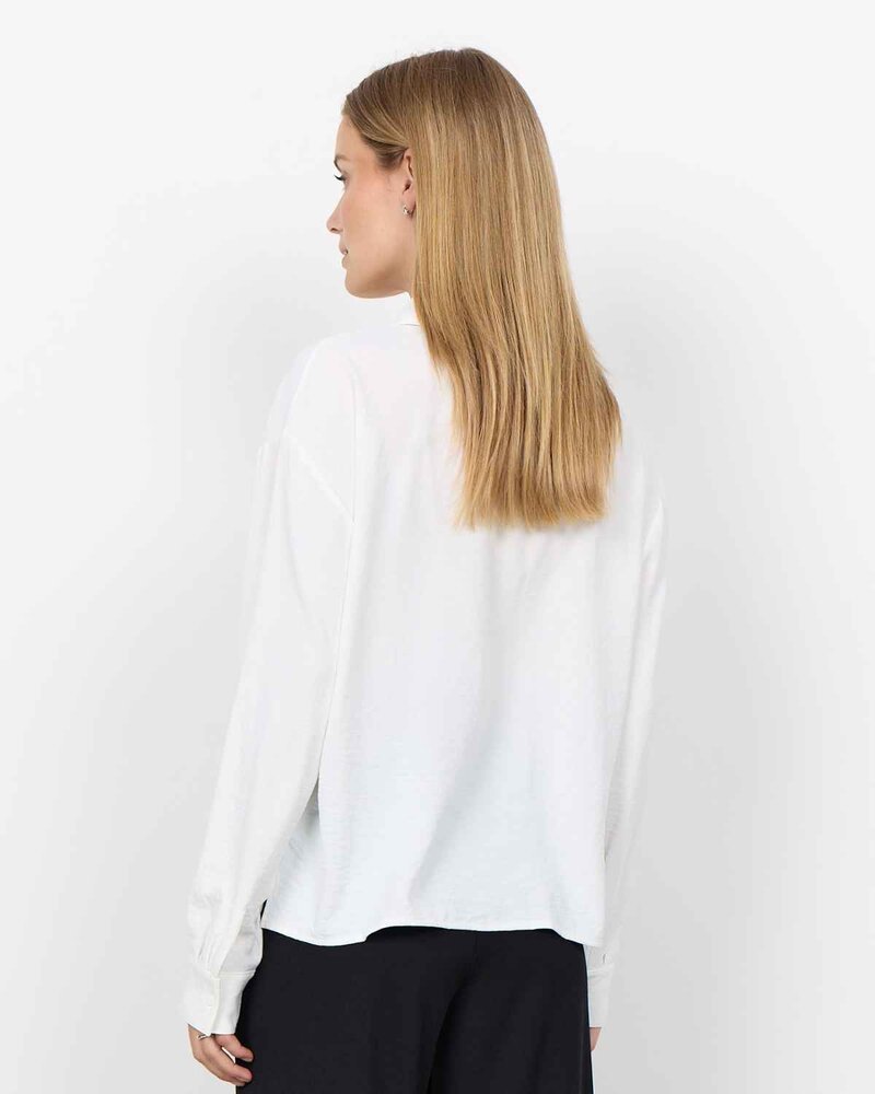 Cath 14 Textured Shirt Women OffWhite | Smilebutiken - Soyaconcept