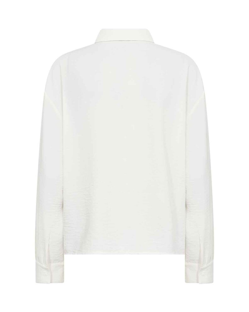 Cath 14 Textured Shirt Women OffWhite | Smilebutiken - Soyaconcept
