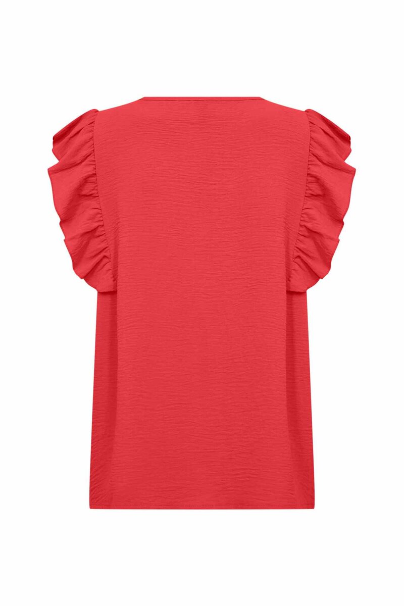 Cath 5 V-neck Top Women Bittersweet | Smilebutiken - Soyaconcept