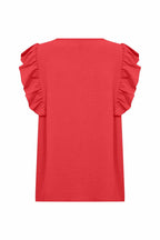 Cath 5 V-neck Top Women Bittersweet | Smilebutiken - Soyaconcept
