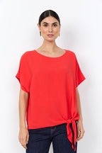 Cath 7 Top With Tie Women Bittersweet | Smilebutiken - Soyaconcept