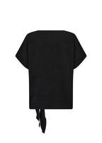 Cath 7 Top With Tie Detail Women Black | Smilebutiken - Soyaconcept