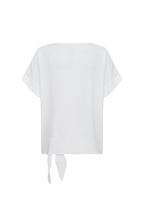 Cath 7 Top With Tie Women White | Smilebutiken - Soyaconcept