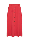 Cath 9 Midi Skirt Women Bittersweet | Smilebutiken - Soyaconcept