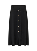 Cath 9 Midi Skirt Women Black | Smilebutiken - Soyaconcept