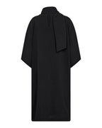 Cath 16 Klänning Med Knyt Dam Svart Black | Smilebutiken - Soyaconcept
