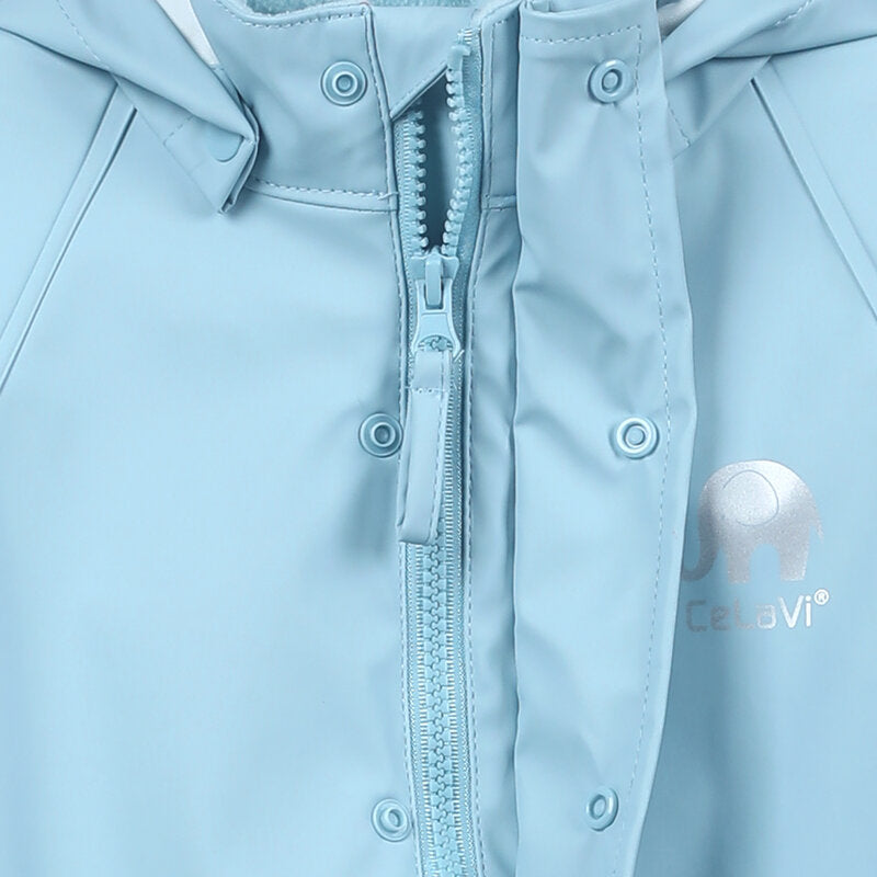 Unlined Rain Overall Kids Cerulean CeLaVi