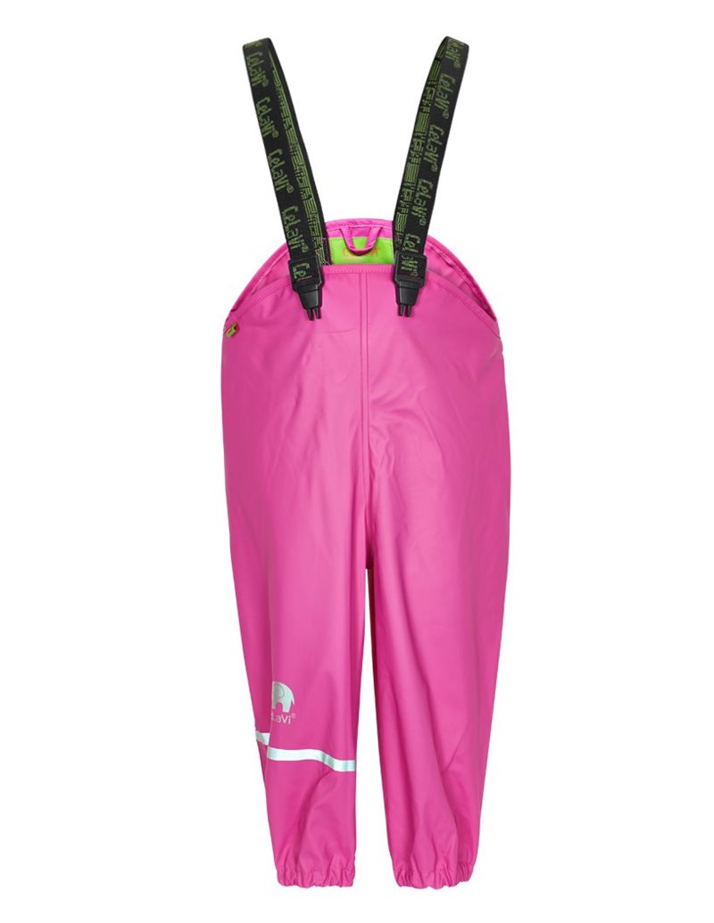 Rainwear PU Rain Trousers Kids Pink - CeLaVi