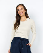 Chanilla 5 Spetstopp Dam Beige Light Sand Melange | Smilebutiken - Soyaconcept
