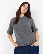 Chanin 5 Pullover Women Dark Earth Melange | Smilebutiken - Wasabiconcept