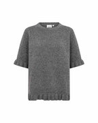 Chanin 5 Pullover Women Dark Earth Melange | Smilebutiken - Wasabiconcept