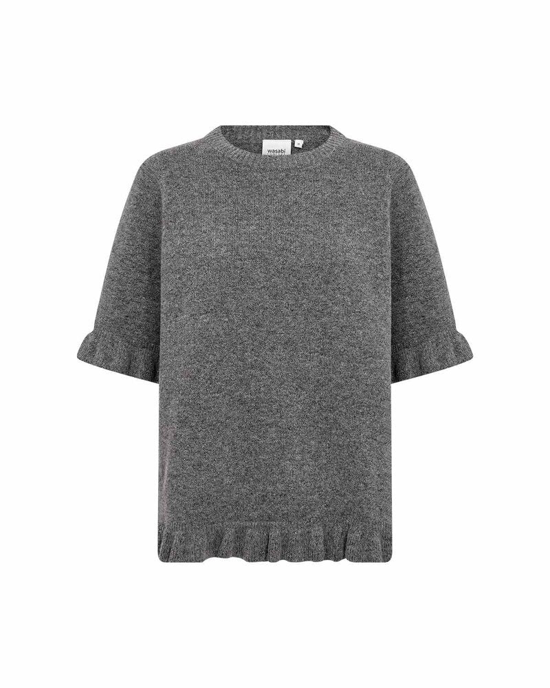 Chanin 5 Pullover Women Dark Earth Melange | Smilebutiken - Wasabiconcept