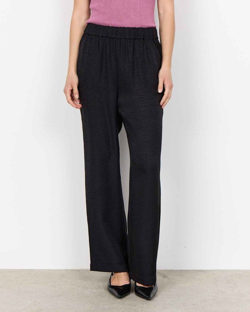 Charissa 3 Byxa Med Textur Dam Black | Smilebutiken - Soyaconcept