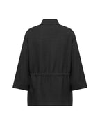 Charissa 6 Skjorta Med Knyt Dam Black | Smilebutiken - Soyaconcept