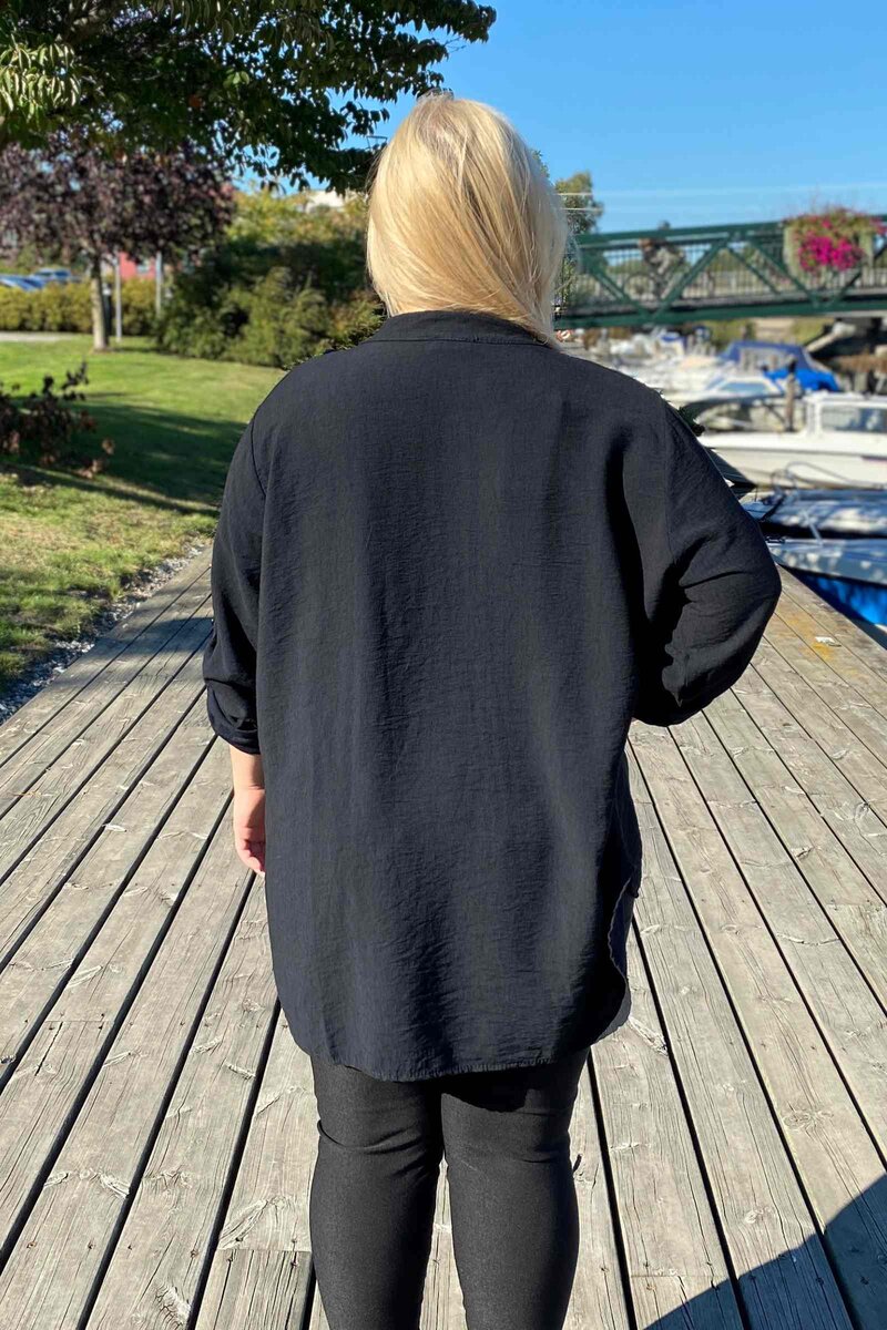 Chica London Alessia Blus Dam Black CARAMELLE FASHION